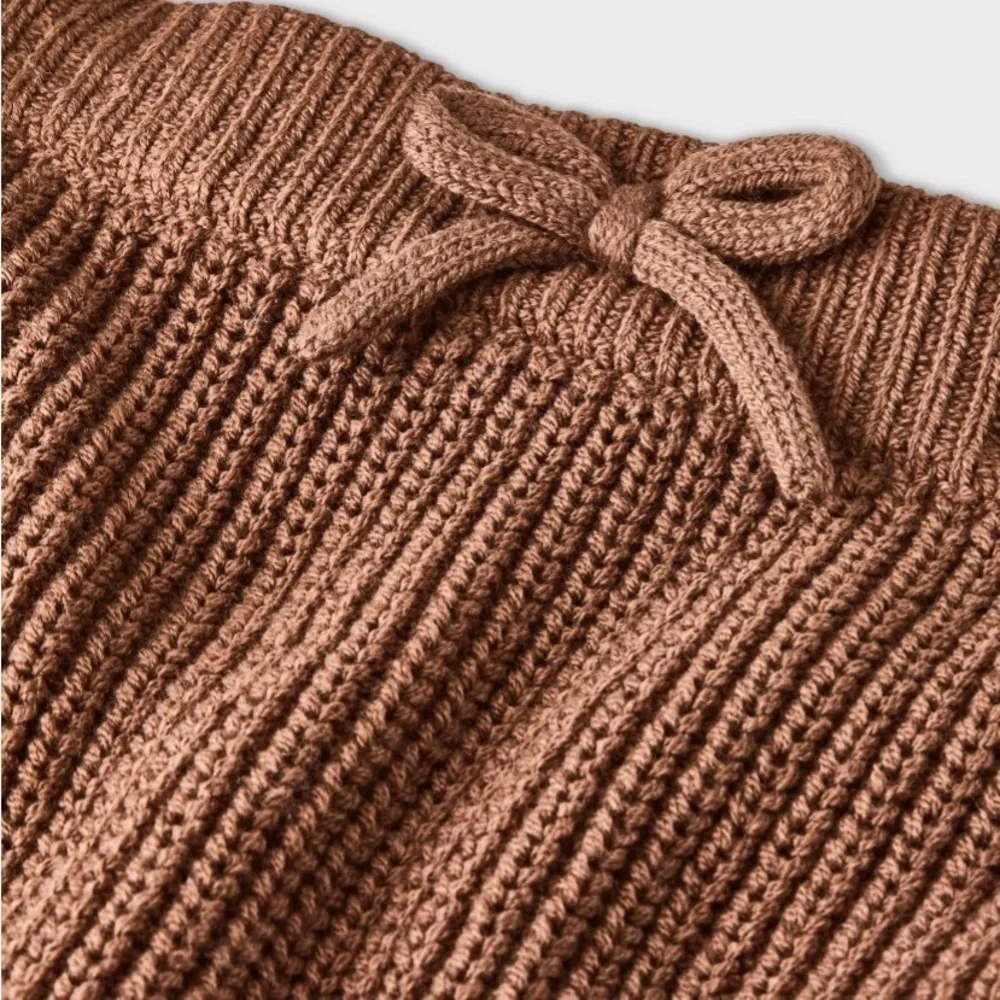 Grayson Collective Baby Girls' Beanie & Sweater Set - Pink/Brown 0-3M new